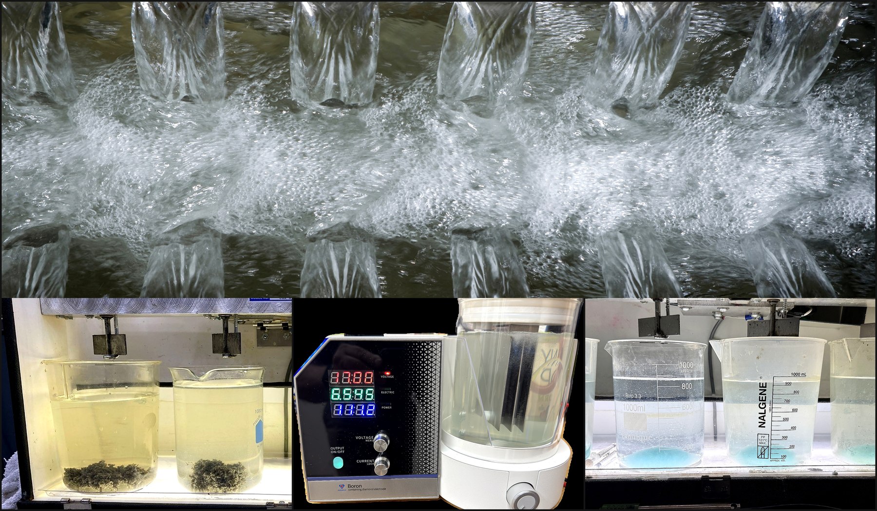 Proprietary wastewater chemistry — EOx unit, dosing system, jar testing, and engineered formulations